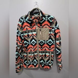Geometric/Aztec Fleece Zip Up